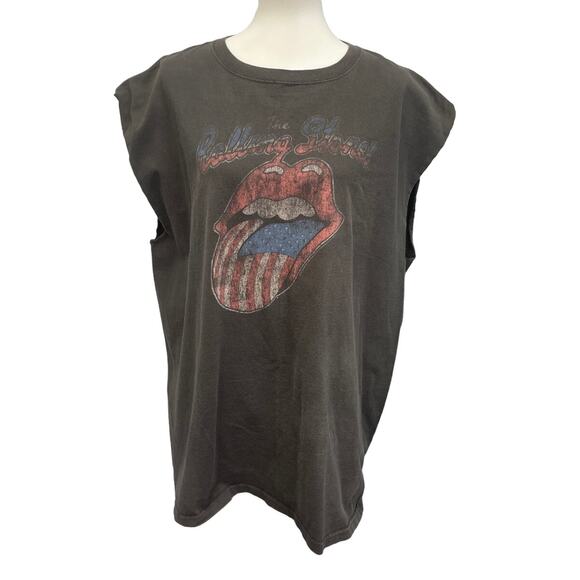 Anvil Womens 2X 100% Cotton The Rolling Stone Sleeve Crew Neck Tee Shirt - Picture 1 of 6